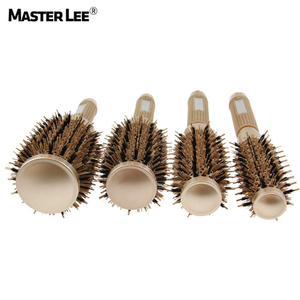 Masterlee-<span class=keywords><strong>cepillo</strong></span> desenredador para <span class=keywords><strong>peluquería</strong></span>, alisador <span class=keywords><strong>de</strong></span> pelo <span class=keywords><strong>de</strong></span> cerámica, 4 unidades, diferentes tamaños - Product Image 2