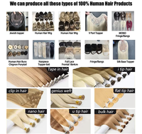 Extensions de cheveux humains lisses couleur blonde 4/27, 100% vierges non traités, trame de cheveux avec cuticules intactes pour femmes