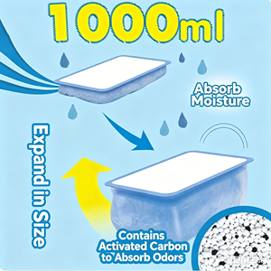 HAKUGEN EARTH สารดูดความชื้นแบบแข็งชนิดใช้แล้วทิ้ง 1000 มล. X2 - Product Image 2