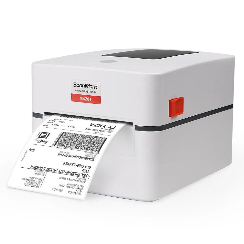 SoonMark alta velocidade térmica etiqueta do transporte 4x6 máquina, direto térmico pacotes etiqueta impressora, Desktop sem fio Label Maker