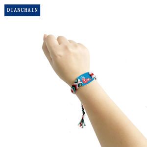 GSC banda tejida a mano ajustable tarjeta PCV RFID NFC etiquetas de pulsera para identificación - Product Image 2