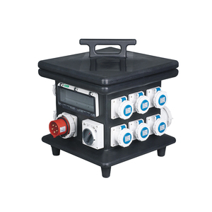 JH JH01 Tragbare 24-Wege 3-Phasen Kunststoff-Verteilerbox für Temporäre Stromverteilung mit Anpassbarer Spannung und Stromstärke - Product Image 5