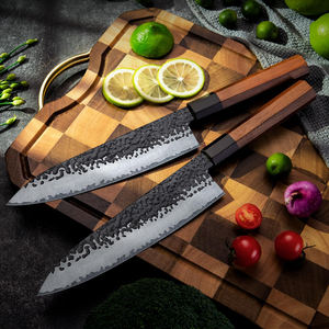 Cuchillo Japonés de 8 Pulgadas, Forjado a Mano, 5 Capas de Acero con Alto Contenido de Carbono 9CR18MOV, Mango de Madera de Palisandro, Cuchillo de Cocina para Chef, para Regalo - Product Image 4