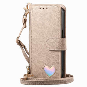 For Samsung <strong>Galaxy</strong> S25 Ultra/A16/A17/A25/A05 Cross Shoulder Wallet Flip case Cover <strong>Heart</strong> Design - Product Image 6