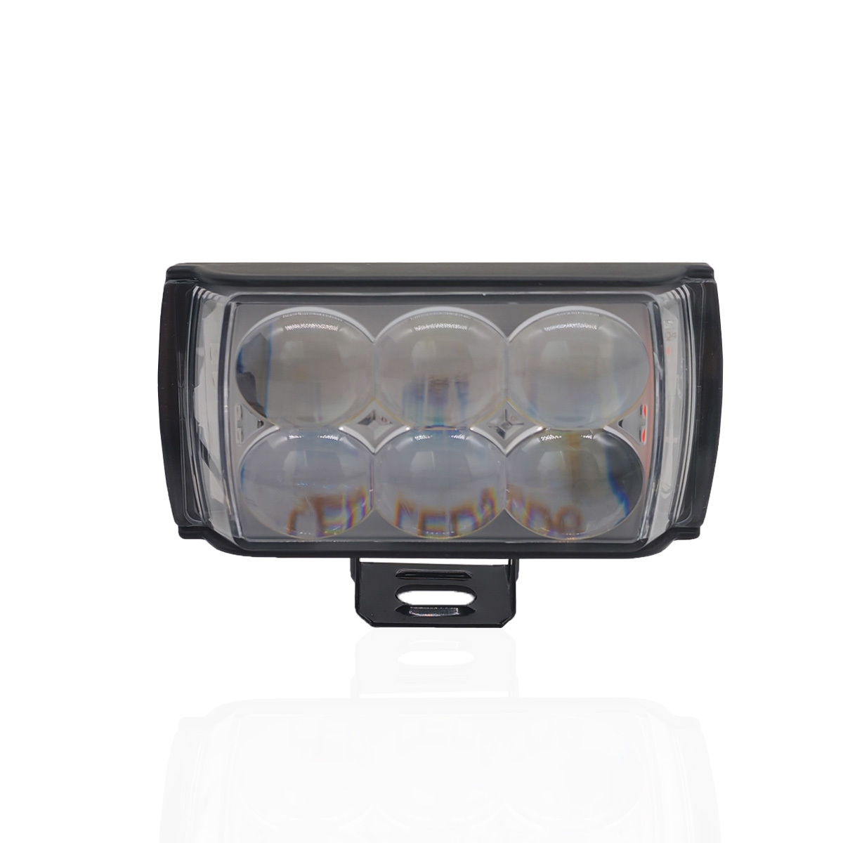 6 Modes Motorcycle Spotlights Led Lens Headlight Driving Lights Work Light Fog Lamp Bulb for Car Truck SUV