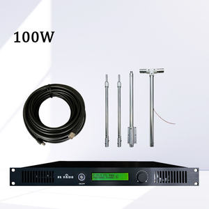 100 Вт 100 Вт стерео беспроводной Профессиональный вещательный fm-передатчик Комплект - Product Image 1