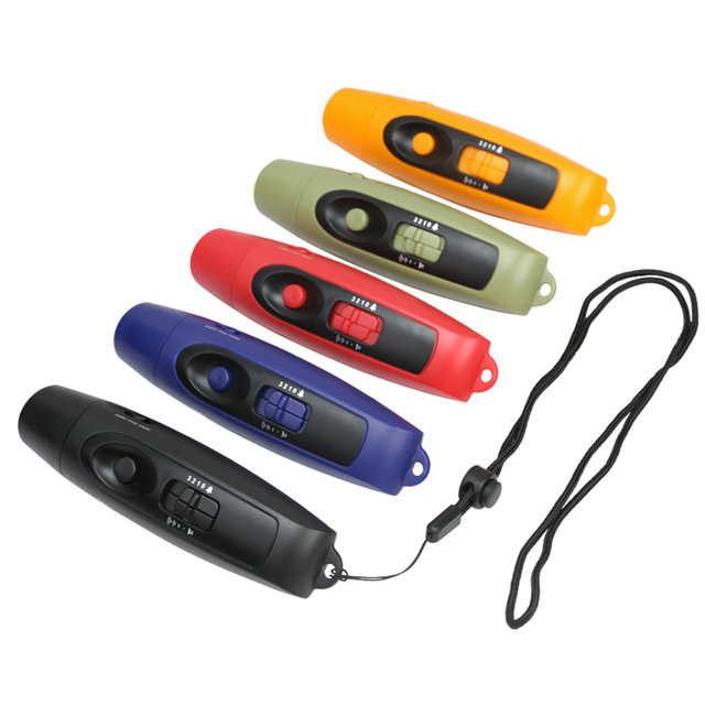 Electronic USB Charging ABS Whistle with Light High Decibel for Traffic Event Pet Training Outdoor 12CM*3.3CM