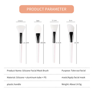Spatule Brosse Professionnelle en Silicone Souple pour Application de <span class=keywords><strong>Masque</strong></span> Visage et Soins Corporels – Vente en Gros pour Salons de Beauté et Spas - Product Image 2
