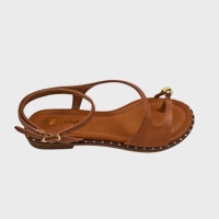 Sandales plates décontractées légères à bout ouvert et à lanières fines, style tong, pour femmes et jeunes femmes