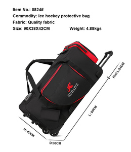 Sac pour équipement de hockey sur glace, sac de voyage à grande capacité, sac à roulettes tendance pour équipement sportif, sac à bagages, sac tugboat - Product Image 5