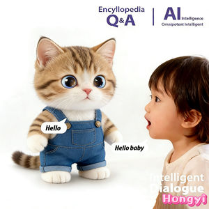 Juguete de Peluche con IA ODM, Conejo Regordete de Orejas Largas con Cara de Vinilo, Juguete de Peluche que Habla y Canta, Juguete Educativo para Niños - Product Image 4