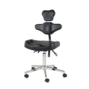 เก้าอี้ตัดผมดงพิน บิวตี้ สีดำ แบบหมุนได้ พร้อมพนักพิง รุ่น DP 9973 - Product Image 1