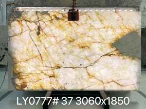 Losa de mármol natural de lujo translúcido de Brasil traslúcido retroiluminado decoración de <span class=keywords><strong>la</strong></span> pared del hogar losa de piedra de cuarcita Pandora <span class=keywords><strong>Patagonia</strong></span> - Product Image 3