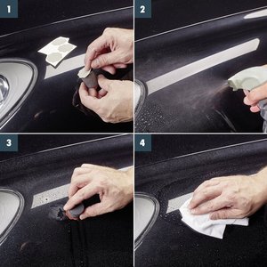 Kit de réparation de rayures de grande qualité, 10 pièces, ensemble professionnel pour la peinture automobile, le plastique et le cuir - Product Image 4