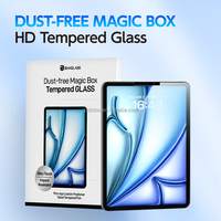 Magic Box Protection d'écran en verre trempé transparent pour tablette avec outil d'application pour iPad Air 11 pouces 13 pouces M4 2026