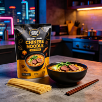 200g Spicy Curry Ramen Instant Noodles Bulk Pack Ready to Cook Asian Halal Snack Food Low MOQ