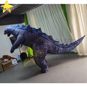 Funtoys Inflatable <strong>Dinosaur</strong> Dragon Mascot <strong>Costume</strong> Monster Fursuit Macotte Christmas Halloween for Adult - Product Image 2