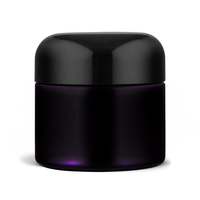 Top Blue miron ultra violet bocal en verre UV hermétique anti-odeurs bocal à col haut et large avec couvercle d'humidité 500 ML