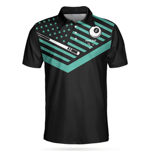 Logo personnalisé vierge Sublimation impression piscine Jersey T-Shirt équipe de billard homme chemises de haute qualité hommes billard Gym <span class=keywords><strong>Polo</strong></span> Shirt - Product Image 2