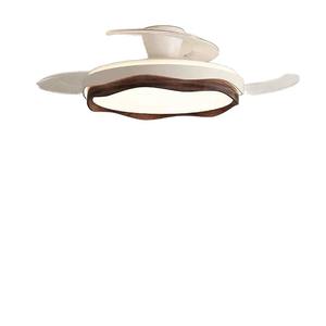42 Inch Natural Wind Slient <b>Bedroom</b> Living Room Remote Control Dimmable 3CCT Invisible Led <b>Ceiling</b> <b>Fan</b> - Product Image 1