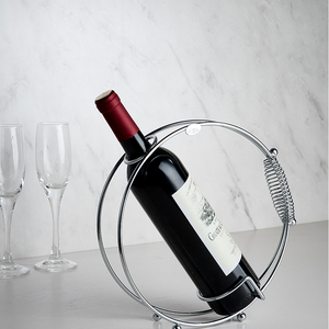 WELLMAX <strong>Wire</strong> Bottle Basewire <strong>Rack</strong> Iron Minimalist Style <strong>Wine</strong> <strong>Display</strong> Stand Countertop Bar <strong>Wine</strong> <strong>Rack</strong> - Product Image 3