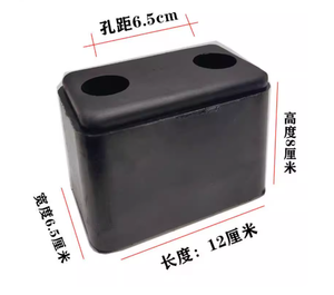 شاحنة مبردة كتلة مطاطية مضادة للتصادم ملحقات السيارة المضادة للظهر الخلفية عازلة - Product Image 2