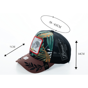 Gorra Trucker Barnie 58-63 cm, Malla Transpirable, Unisex, Casual, con Panel Frontal Bordado, Primavera Verano, Gorra para Adultos - Product Image 1