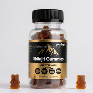 Shilajit Gummy With Honey Private Label Supplement Ashwaganda Individual Packing Wholesale Candy Sugar Free Shilajit Gummies Oem