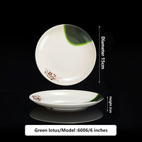 Assiettes en plastique personnalisées de haute qualité, ensembles de vaisselle pour la maison, l'hôtel, le Restaurant, la fête de mariage