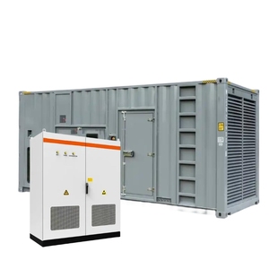 Système de stockage d'énergie solaire commercial 1 MW en conteneur avec batterie, port de communication CAN et refroidissement par air pour centrales électriques - Product Image 1