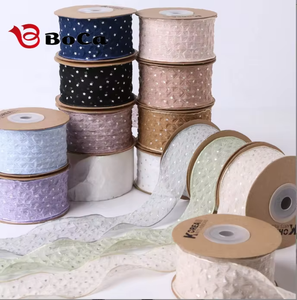 Commercio all'ingrosso del nastro del nastro del Rayon delle ragazze delle donne del nastro di velluto di 4 <span class=keywords><strong>Cm</strong></span> tinta unita di velluto invernale 1.5 <span class=keywords><strong>pollici</strong></span> nastro di Nylon per la decorazione - Product Image 5