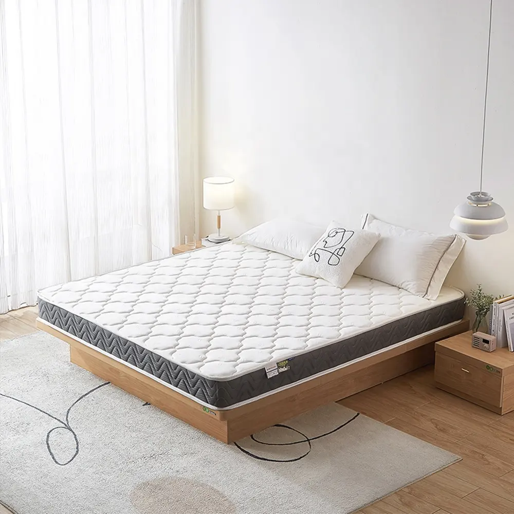 Materasso per dormire ibrido personalizzato Memory Foam Pocket Spring lattice naturale Twin Queen King per letto