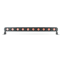 Barre lumineuse halogène super lumineuse 10x50W blanc chaud, projecteur mural, lumière stroboscopique pour DJ, discothèque, mariages, événements, fêtes, concerts