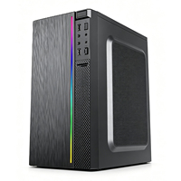 Boîtier PC Micro ATX en maille de haute qualité avec façade en acier SPCC, compatible avec les alimentations ATX, pour le jeu et le bureau, châssis personnalisable, taille adaptable