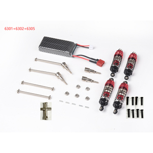 SCY 16101-16106 PRO RC pièces automobiles arbre tournant roulement à engrenages tige de traction direction tasse bras oscillant moteur pneu vis batterie bricolage - Product Image 2