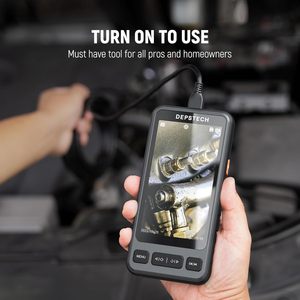 <span class=keywords><strong>DEPSTECH</strong></span> Endoscope avec écran IPS 5 pouces, lumière intégrée, HD 1080P, pour inspection des égouts, affichage en écran partagé, câble flexible de 16,5 pieds, MicroSD, pour usage domestique - Product Image 5