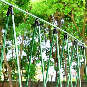 Telescopische Uitschuifbare Plant Ondersteuning Tuin Staken Palen Pe Gecoate Paal Plastic Stok