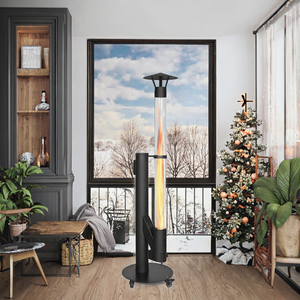<span class=keywords><strong>Stufa</strong></span> <span class=keywords><strong>a</strong></span> Pellet Portatile con Tubo Fumario, Colonna Fiamma, Torcia, Riscaldatore da Esterno Sicuro <span class=keywords><strong>a</strong></span> Pellet di Legno - Product Image 4