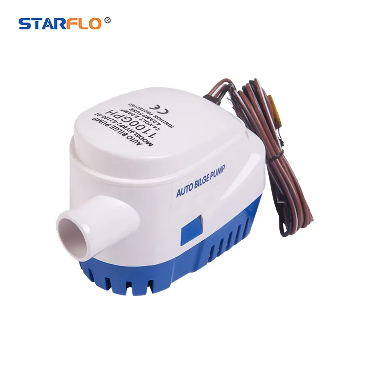 STARFLO סוללה מופעל 1100GPH סירת טבולה שיפוליים משאבת אוטומטי 12v מים העברת שלטון ימי מים משאבת יאכטה