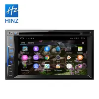 Hinz 6.2 "टच स्क्रीन 800*480 2 दीन कार रेडियो पैरा ऑटो, एफएम/MP4/दर्पण लिंक कार + डीवीडी + प्लेयर