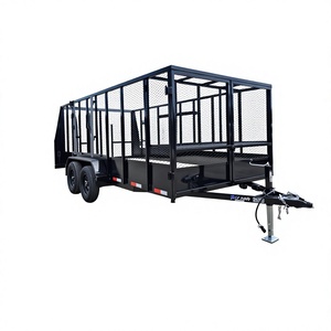 ขาย: รถพ่วงบรรทุกสัมภาระ Tuff Dawg 7X16 |   ด้านข้างสูง 5 ฟุต + ประตูตาข่าย |   น้ำหนักบรรทุกสูงสุด 2000 กิโลกรัม - Product Image 1