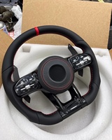 Volant personnalisé en fibre de carbone avec LED pour Mercedes-Benz W205 W222 R231 GLA45 GLS 63 E63 S GT S65 GLC43 C43 C63 SL550 2015-2018