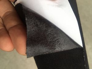 アルカンタララップ黒粘着性アルカンタラ生地スエード車インテリア用 - Product Image 4