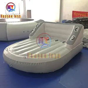 Tubo de refuerzo inflable para dos personas, flotador de agua, remolque, balsa, para deportes acuáticos