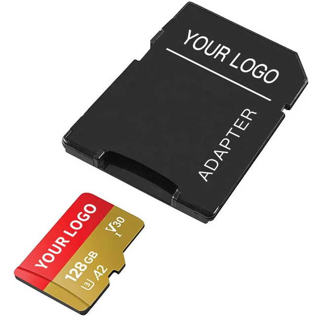 High-Speed Micro TF Class10 U1 U2 U3 SD Memory Card 32GB 64GB 128GB 256GB Made of Plastic for Phone Camera Recorder