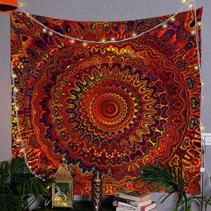 Tapisserie murale florale en polyester imprimée, lavable en machine, décoration murale, art mural, vente en gros, lavage à la main, moderne - Product Image 4