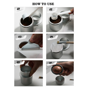 1 Juego de tapa de papel de aluminio reutilizable para <span class=keywords><strong>NESPRESSO</strong></span> Pods <span class=keywords><strong>Vertuo</strong></span> Espresso soporte de recarga de cápsulas de café para K-Cups & Pods - Product Image 4
