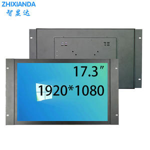 ZHIXIANDA fabrika 17.3 inç 1920*1080 açık çerçeve dokunmatik ekran monitör endüstriyel gömülü Panel PC kapasitif dirençli ekran - Product Image 1