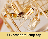 Lustre de plafond LED moderne de luxe avec télécommande pour hôtel, lampe suspendue en cristal K9 blanc froid pour salon