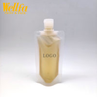 10ml, 50ml, 100ml, sac à pression liquide avec capuchon rabattable, en plastique, personnalisé, pour voyage, crème solaire, shampoing, Lotion, emballage d'échantillon